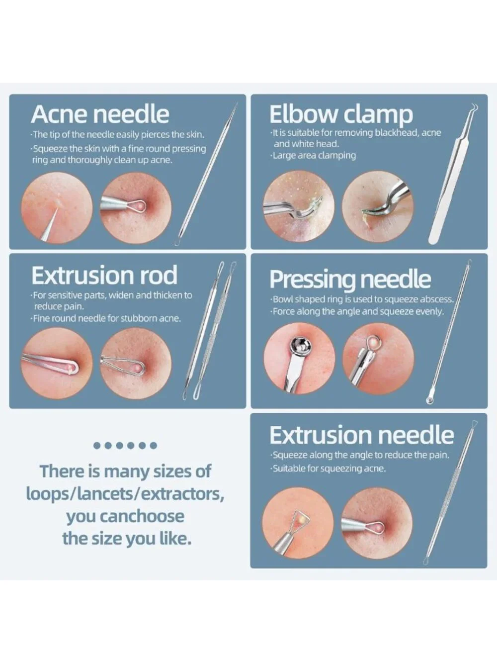 Effective Blackhead Remover Kit | Comedone Extractor for Acne Treatment & Clear